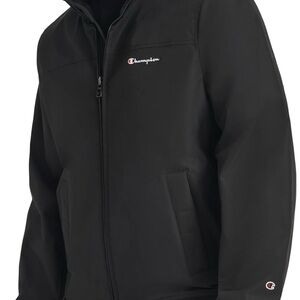 Champion mens Water Resistant Varsity Bomber Jacket With Flex Stand Collar